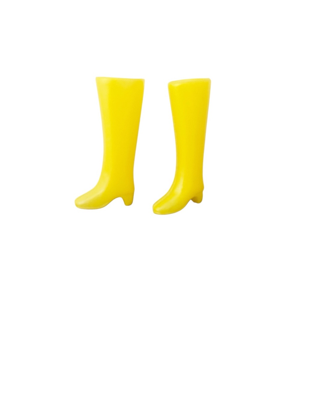 Vintage 60’s Yellow Knee High Barbie Boots Fandom Collectible